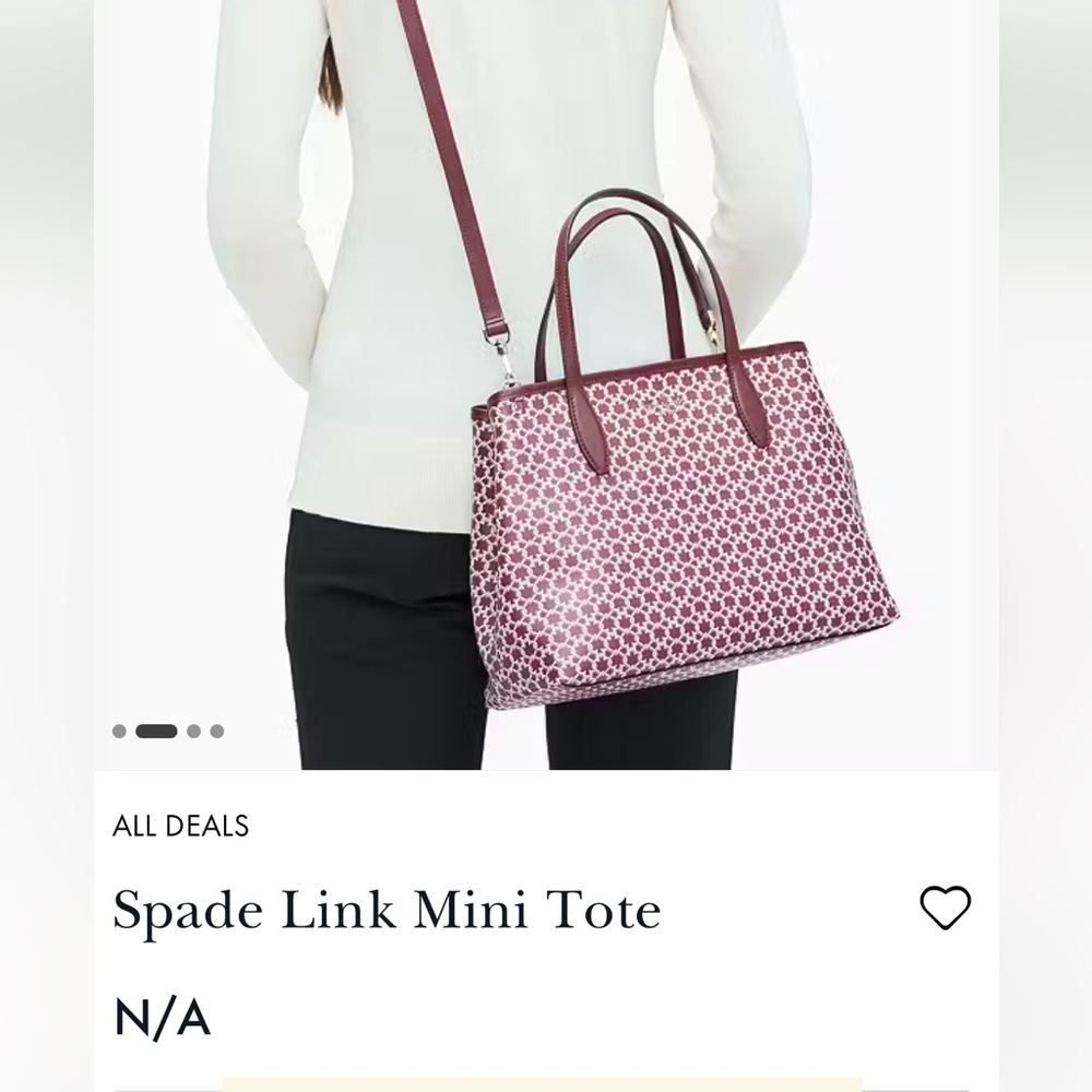 Kate Spade Spade Link Mini Tote NWT - Picture 13 of 17